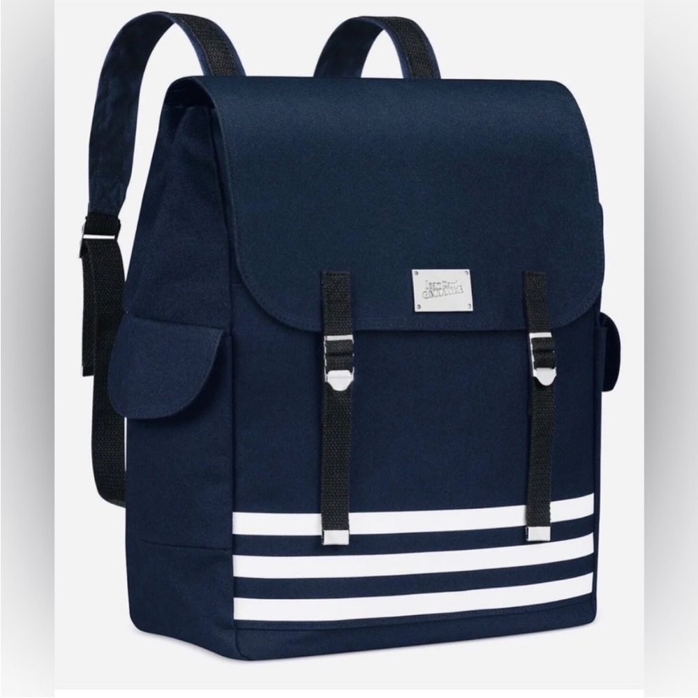 Jean Paul Gaultier navy blue backpack day bag